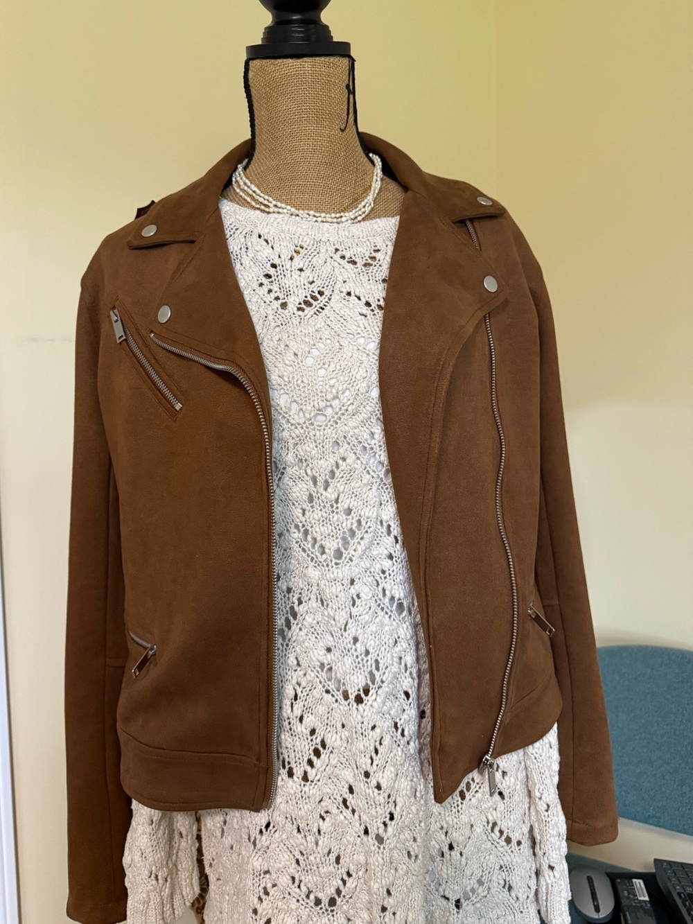 Kismet Brown Moto Jacket